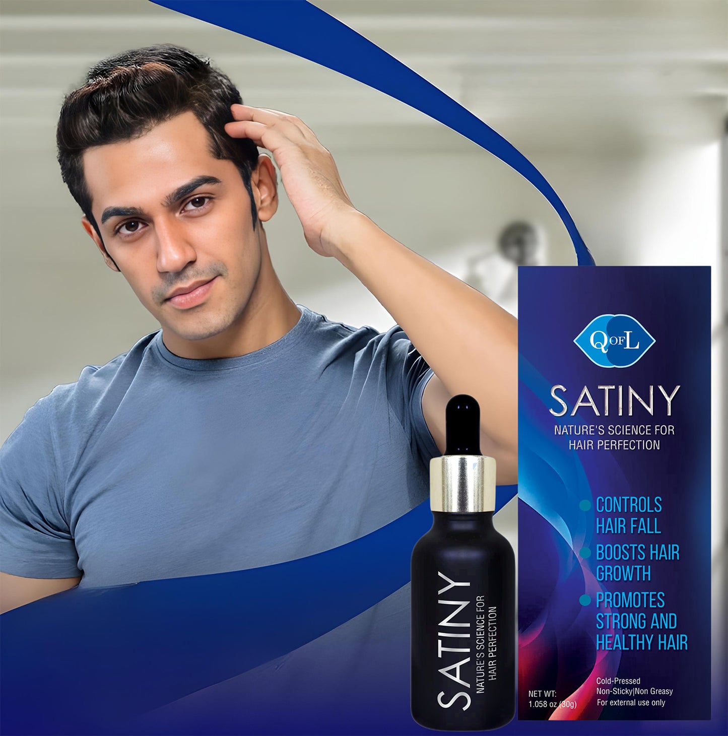 Satiny – Herbal Hair Growth Oil
